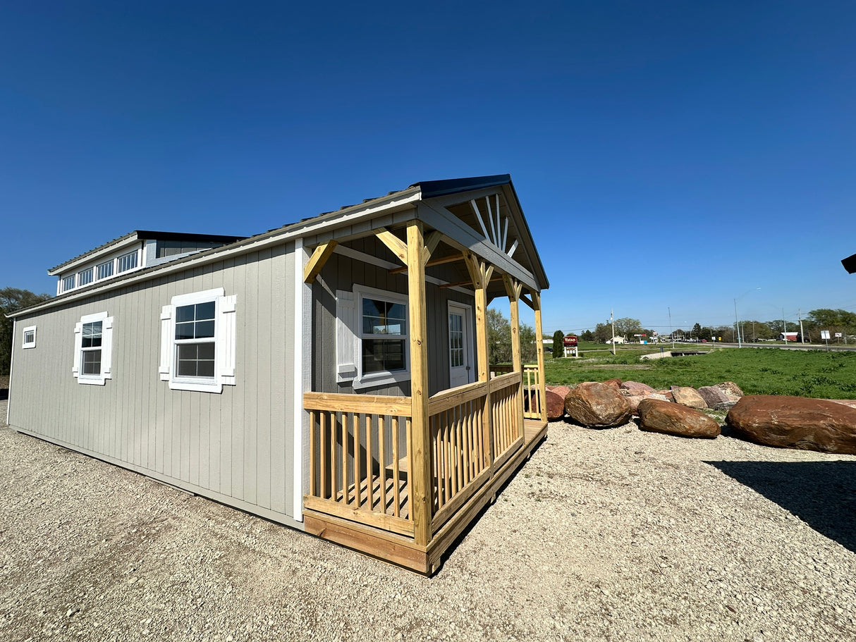 SOLD 14x36 Swiss Cabin - Yutan Nebraska Location | NE Sheds