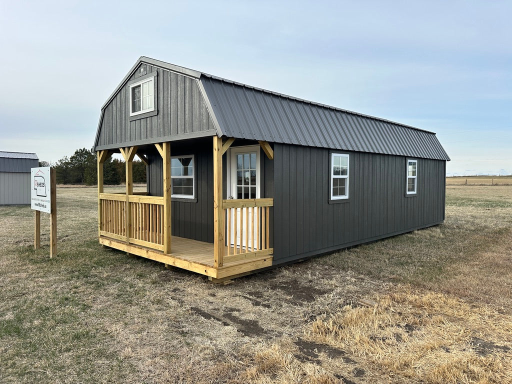14x32 Lofted Cabin - Atkinson Nebraska Location | NE Sheds