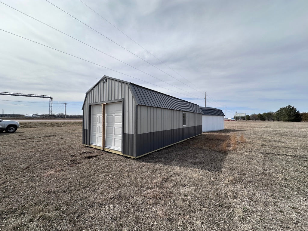 SOLD 14x32 Lofted Garage (Metal) - Atkinson NE. Location | NE Sheds