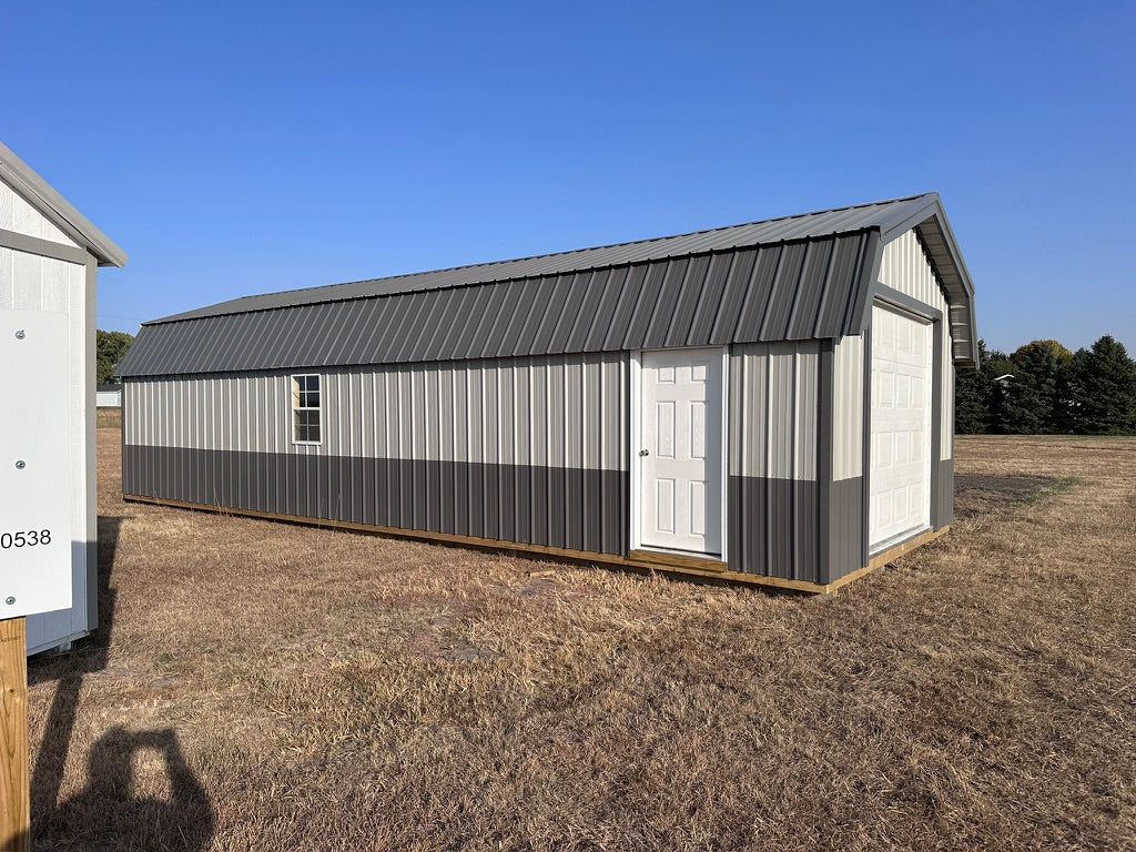 SOLD 16x40 Lofted Garage - Atkinson Nebraska | NE SHEDS