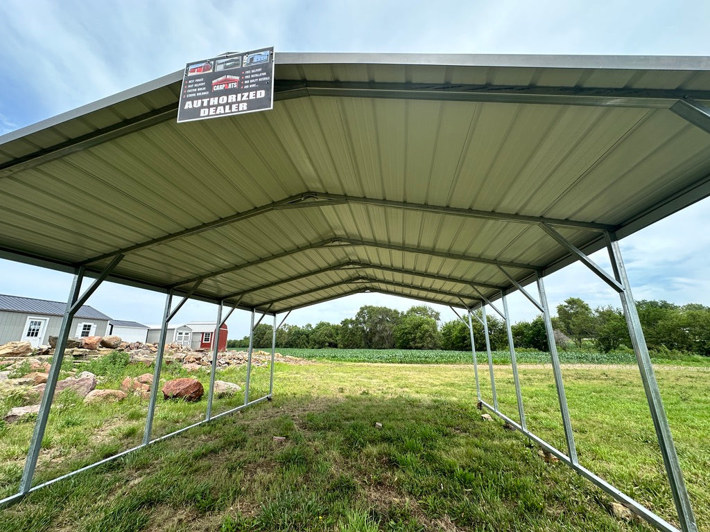 20x25x8 Carport - Yutan Nebraska | NE Sheds