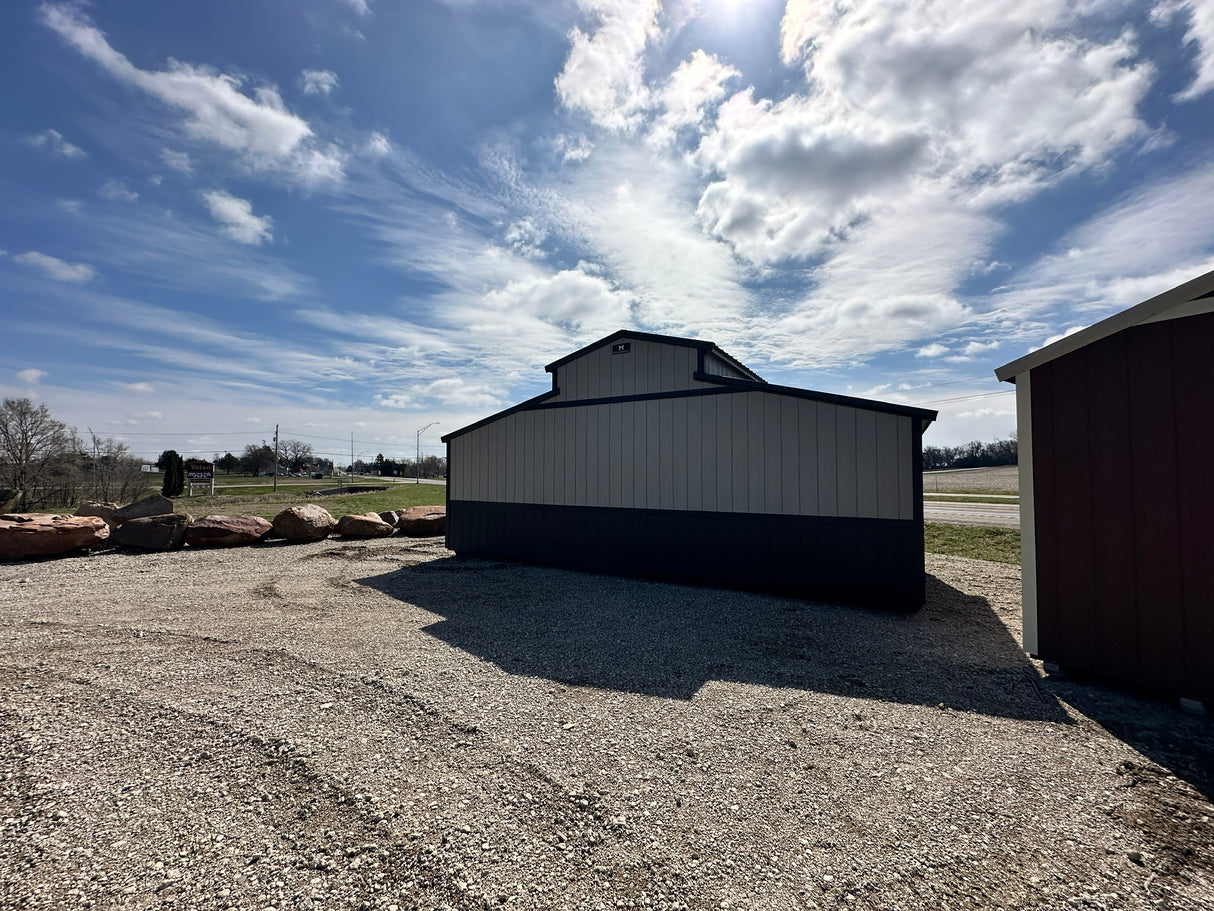 SOLD 12x24 Country Barn - Yutan Nebraska Location | NE SHEDS