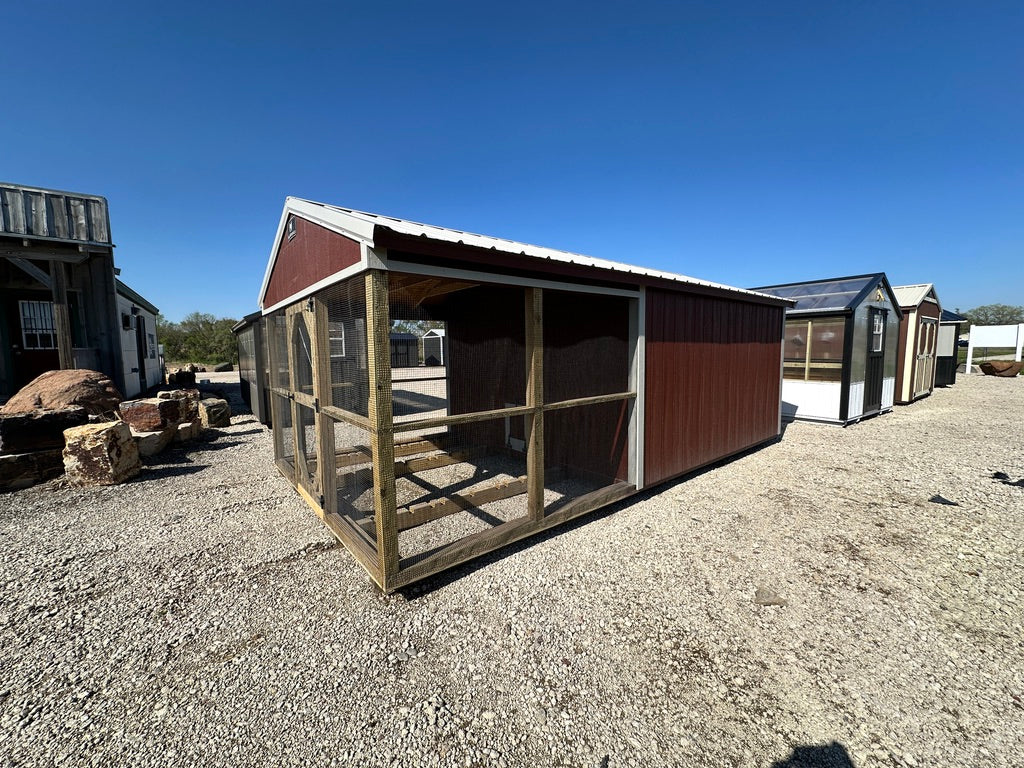 SOLD 12x20 Chicken Coop - Yutan Nebraska Location | NE Sheds