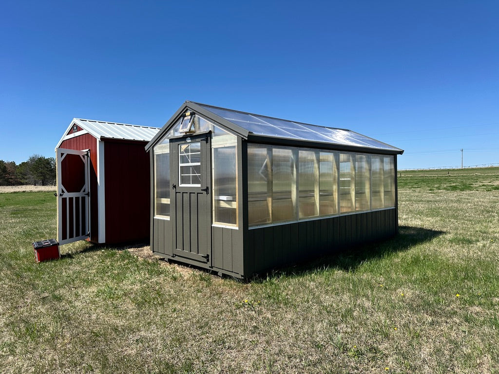 8x16 Green House - Atkinson Nebraska Location | NE Sheds