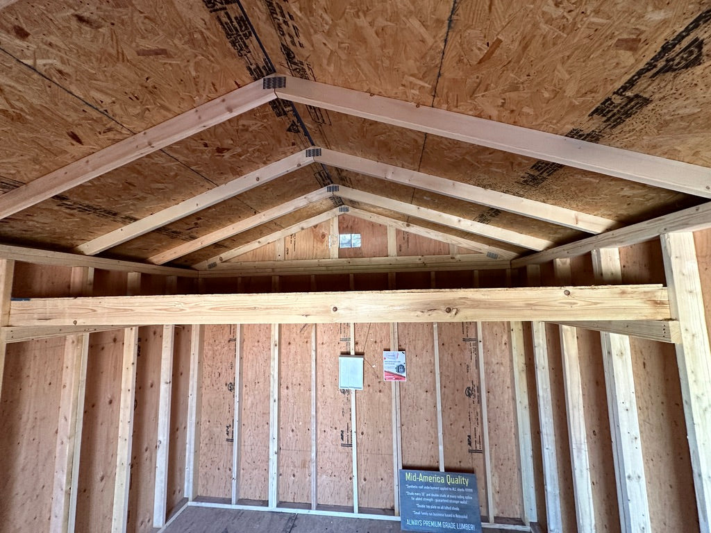 SOLD 12x16 Lofted Utility Shed - Yutan Nebraska Location | NE Sheds