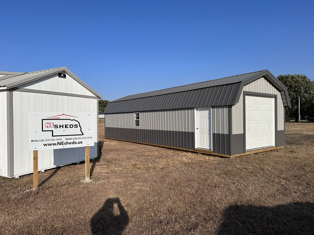 SOLD 16x40 Lofted Garage - Atkinson Nebraska | NE SHEDS