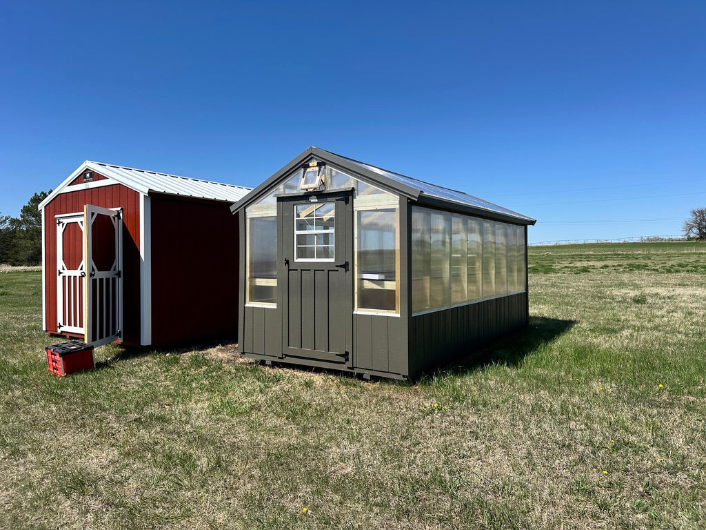 8x16 Green House - Atkinson Nebraska Location | NE Sheds