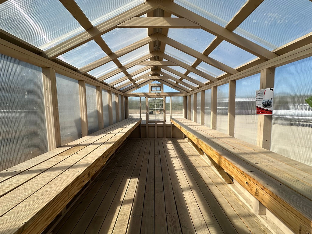 8x16 Green House - Yutan Location | NE Sheds