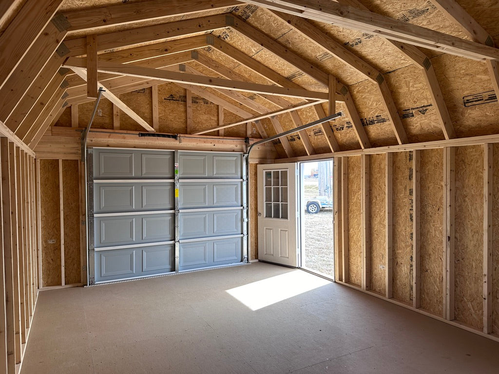 SOLD 14x32 Lofted Garage (Metal) - Atkinson NE. Location | NE Sheds