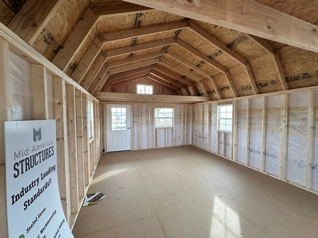 14x32 Lofted Cabin - Atkinson Nebraska Location | NE Sheds