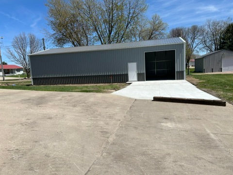 30x60x12 Steel Garage in North Central Nebraska | NE SHEDS