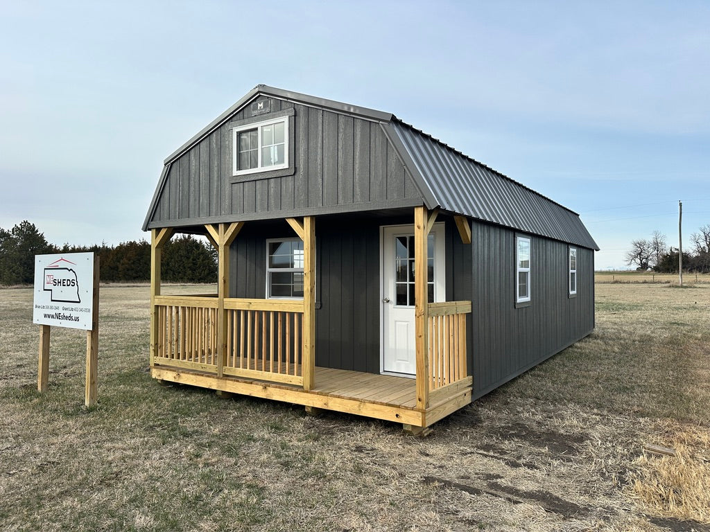 14x32 Lofted Cabin - Atkinson Nebraska Location | NE Sheds