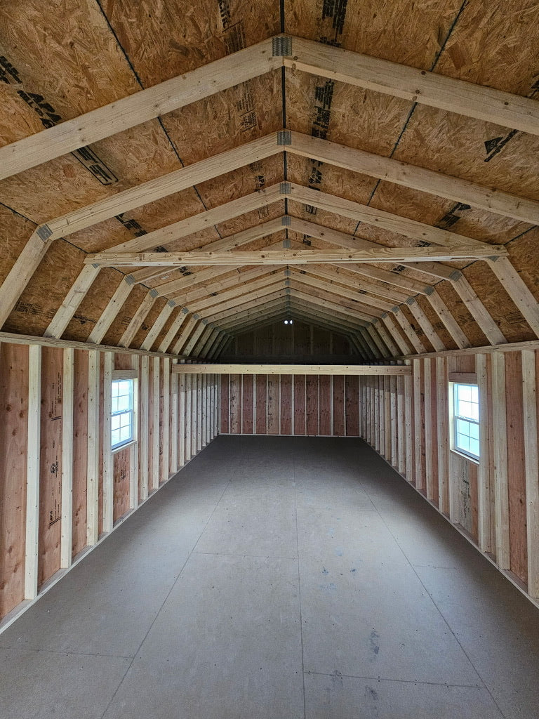 16x40 Lofted Cabin - Alda Nebraska Location | NE Sheds