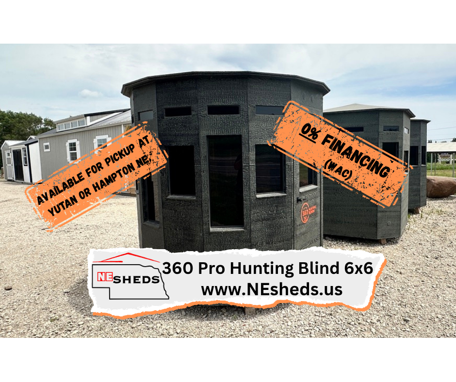 360 PRO 6x6 Model Hunting Blinds | NE SHEDS