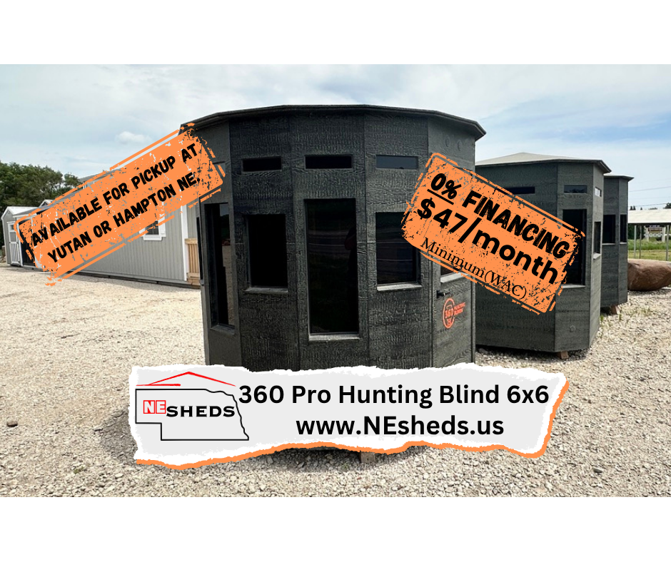 360 PRO 6x6 Model Hunting Blinds | NE SHEDS