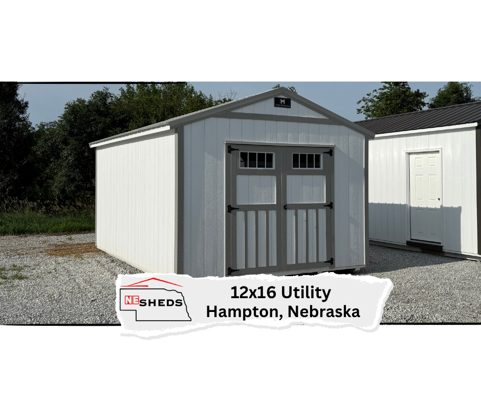 SOLD 12x16 Utility - Hampton Nebraska Location | NE Sheds