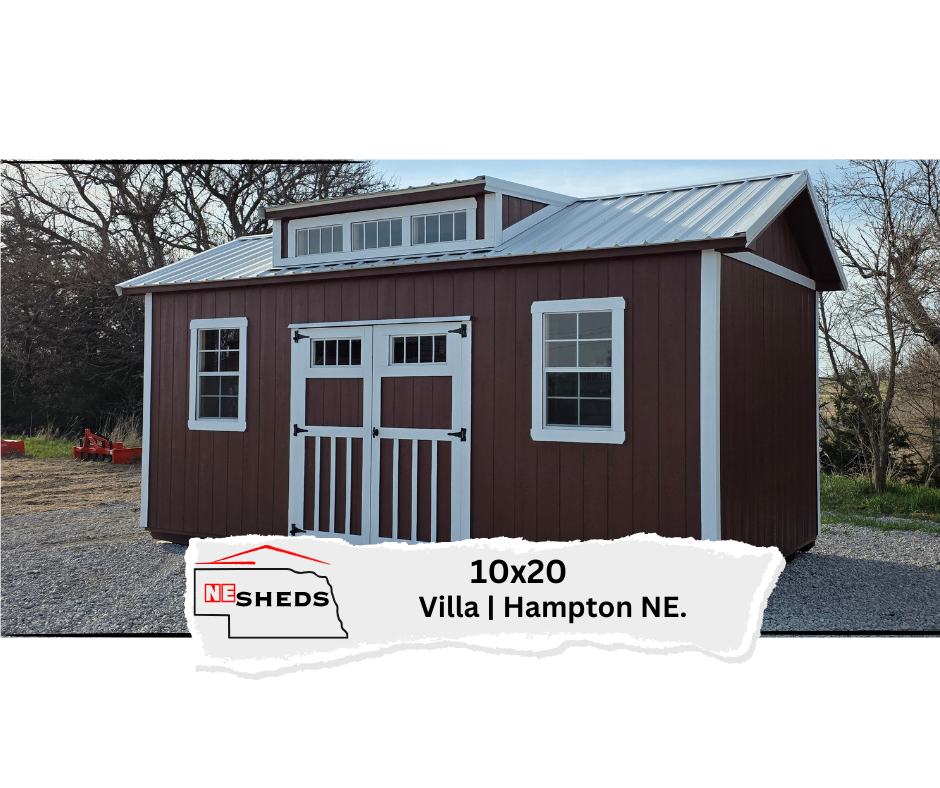 10x20 Villa - Hampton NE Location | NE Sheds