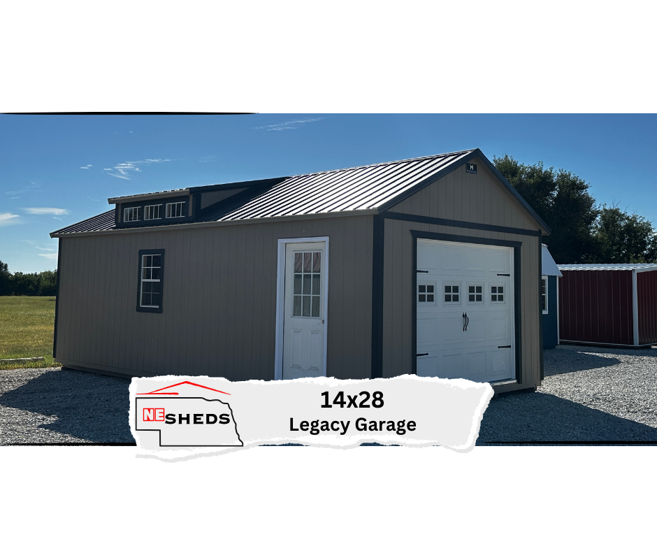 SOLD 14x28 Legacy Garage - Hampton NE Location | NE Sheds
