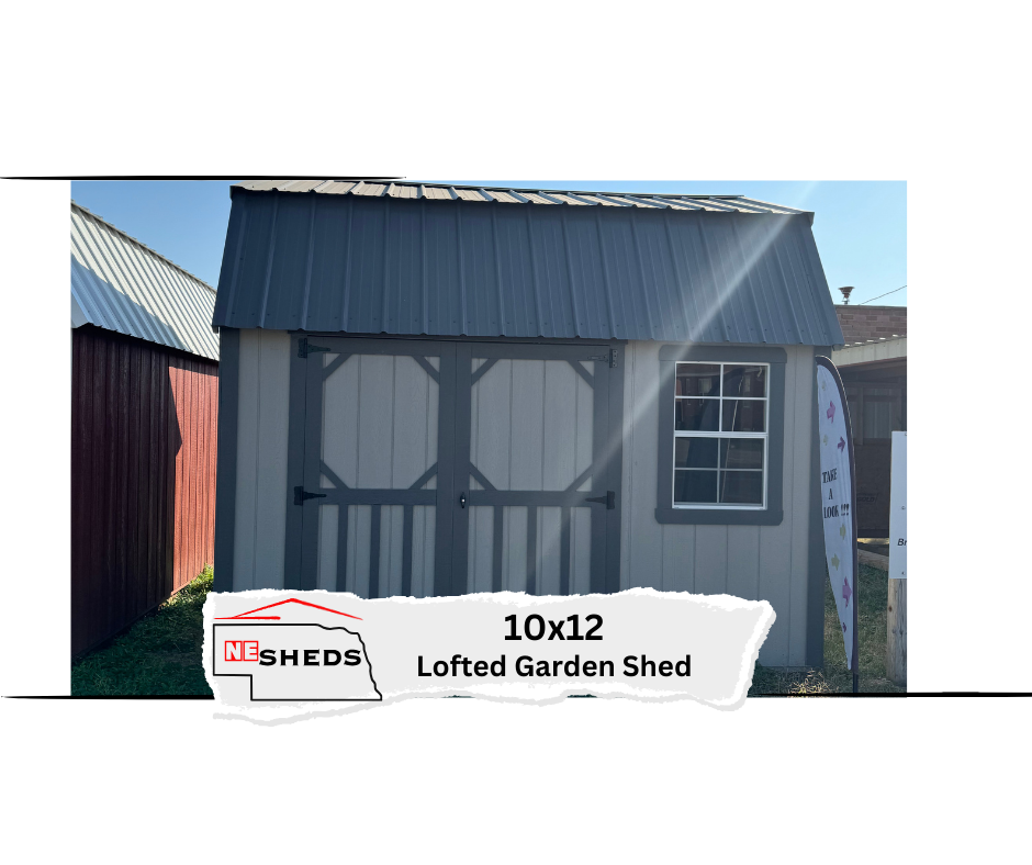 10x12 Lofted Garden Shed - Red Cloud, Nebraska | NE Sheds