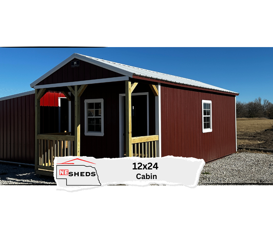SOLD 12x24 Portable Cabin - Hampton Nebraska | NE Sheds