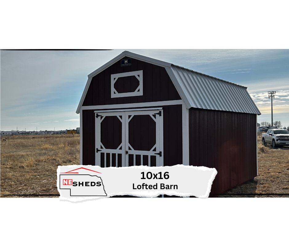 Sold 10x16 Lofted Barn - Grand Island Location | NE Sheds