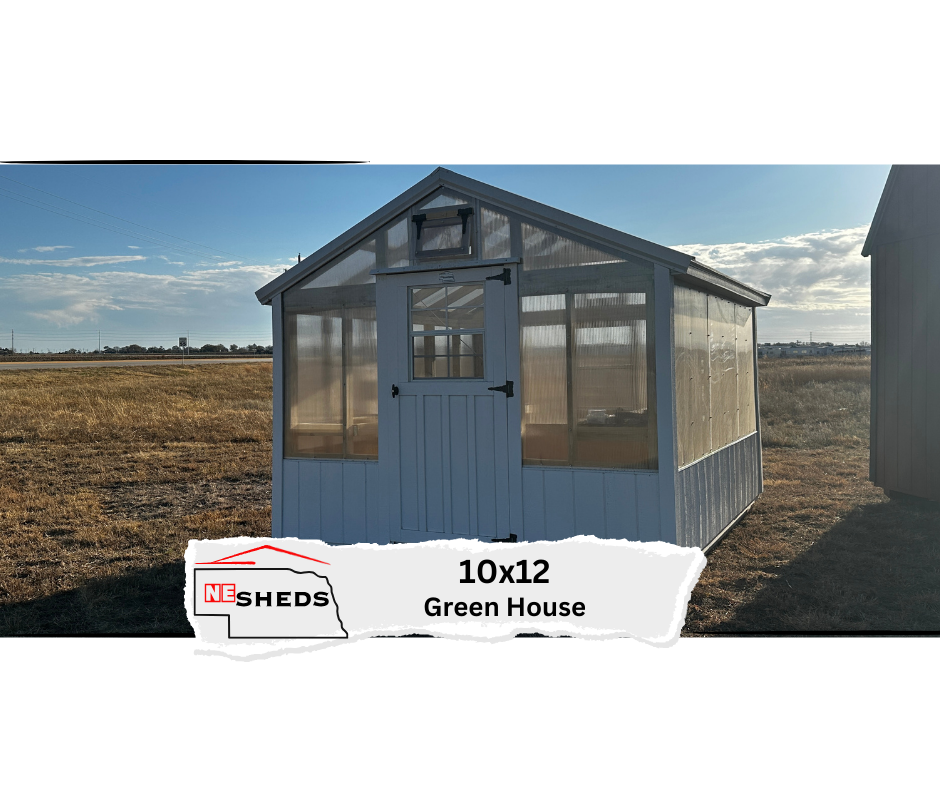 Sold 10x12 Green House - Grand Island | NE Sheds