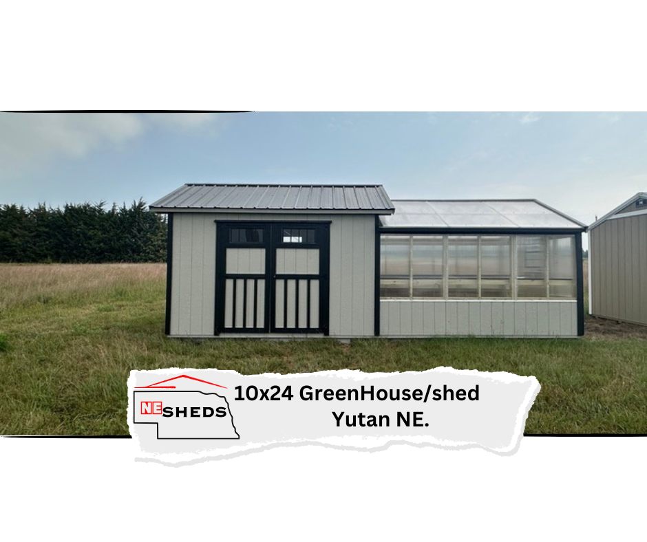 10x22 Green House/Shed Combo - Atkinson Nebraska | NE Sheds