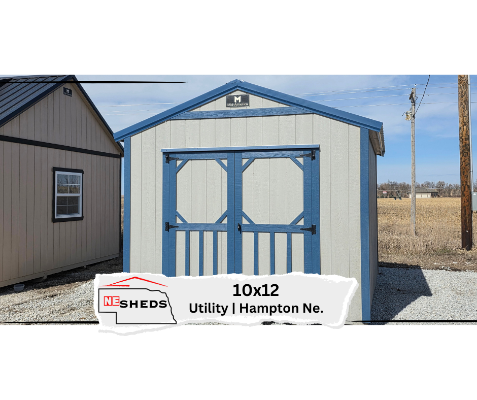SOLD 10x12 Utility - Hampton Nebraska | NE Sheds