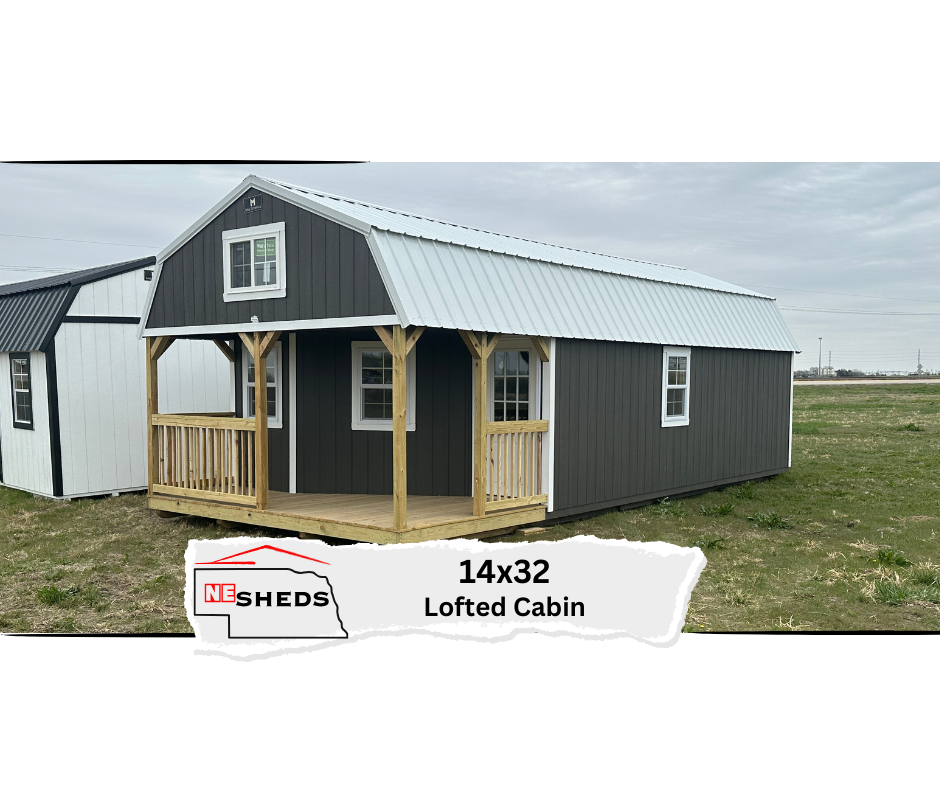 Sold 14x32 Deluxe Cabin - Grand Island Location | NE Sheds
