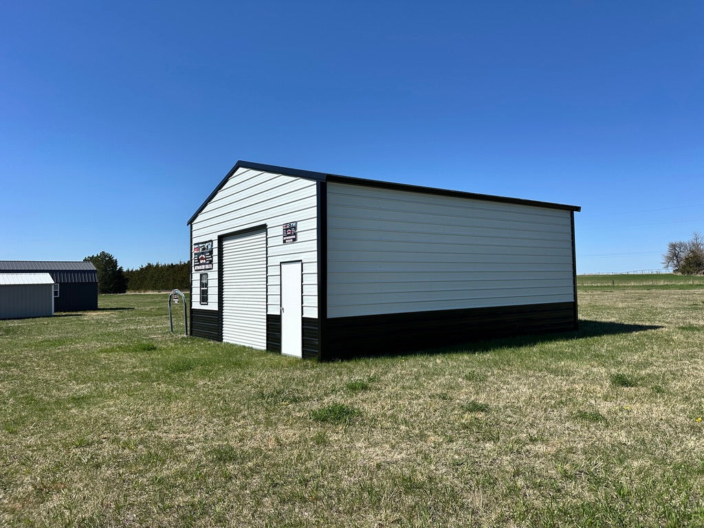 26x30x10 Steel Garage | Offered by NE Sheds
