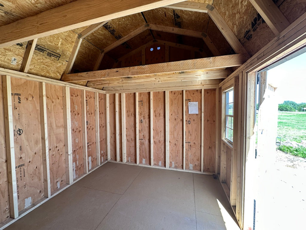 10x12 Lofted Garden Shed - Yutan Nebraska | NE Sheds