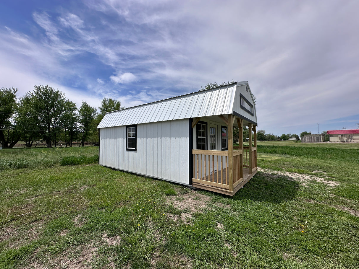 SOLD 12x24 Lofted Cabin - Wisner Nebraska Location | NE Sheds