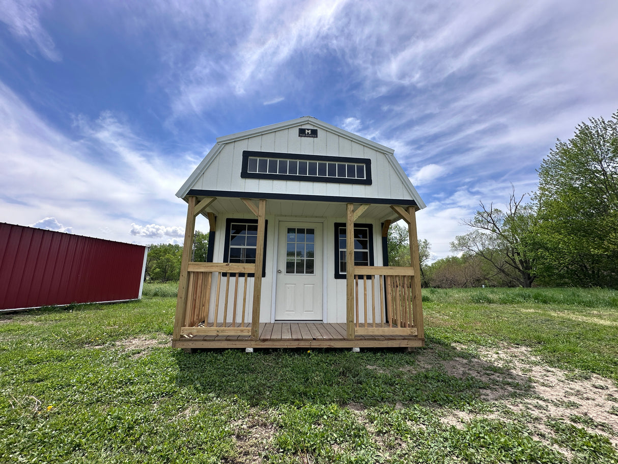 SOLD 12x24 Lofted Cabin - Wisner Nebraska Location | NE Sheds