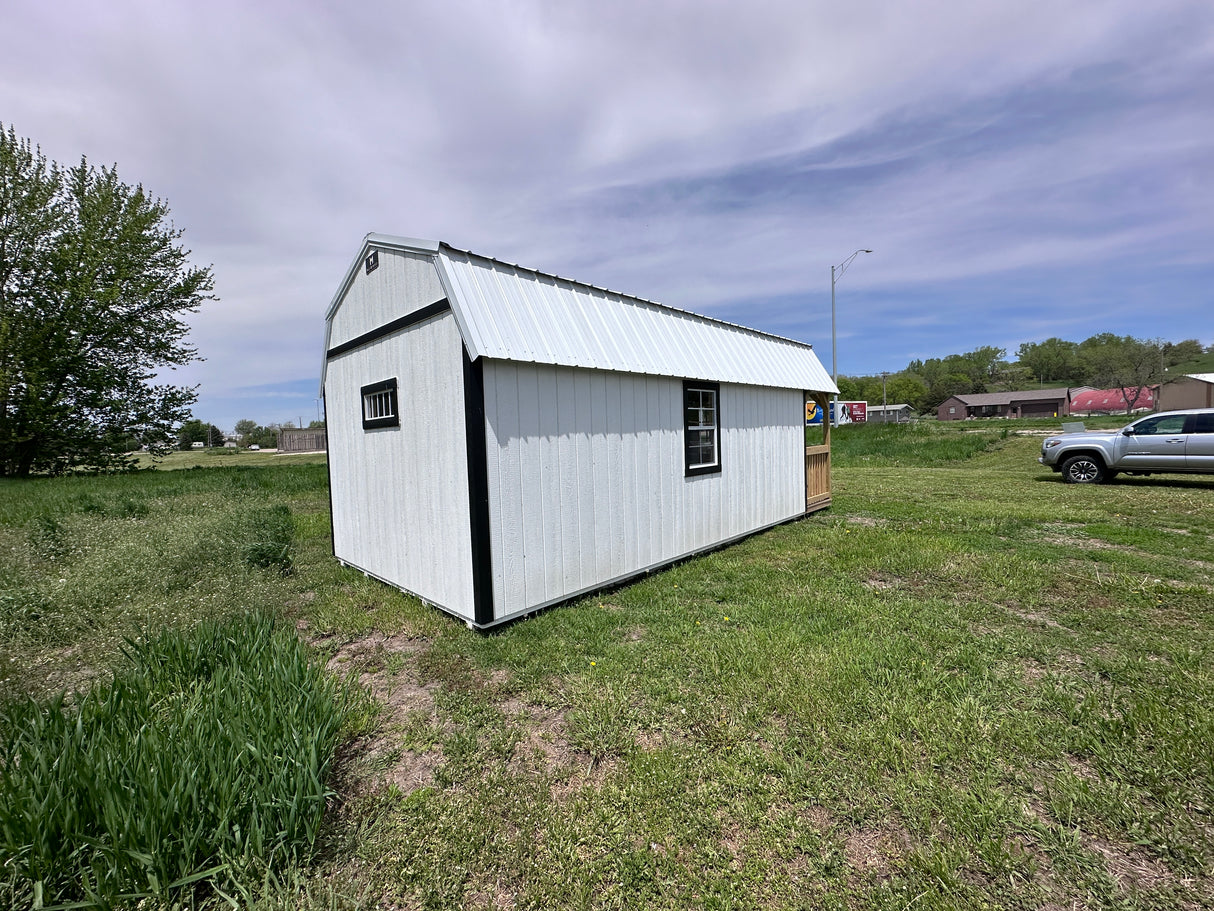 SOLD 12x24 Lofted Cabin - Wisner Nebraska Location | NE Sheds
