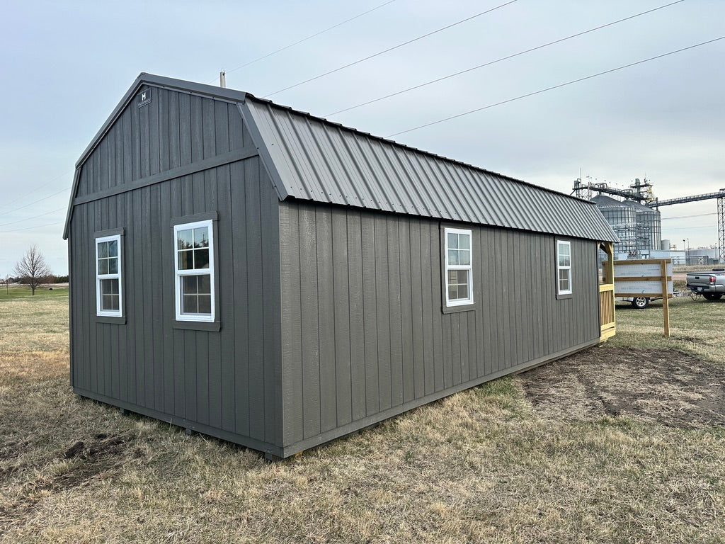 14x32 Lofted Cabin - Atkinson Nebraska Location | NE Sheds