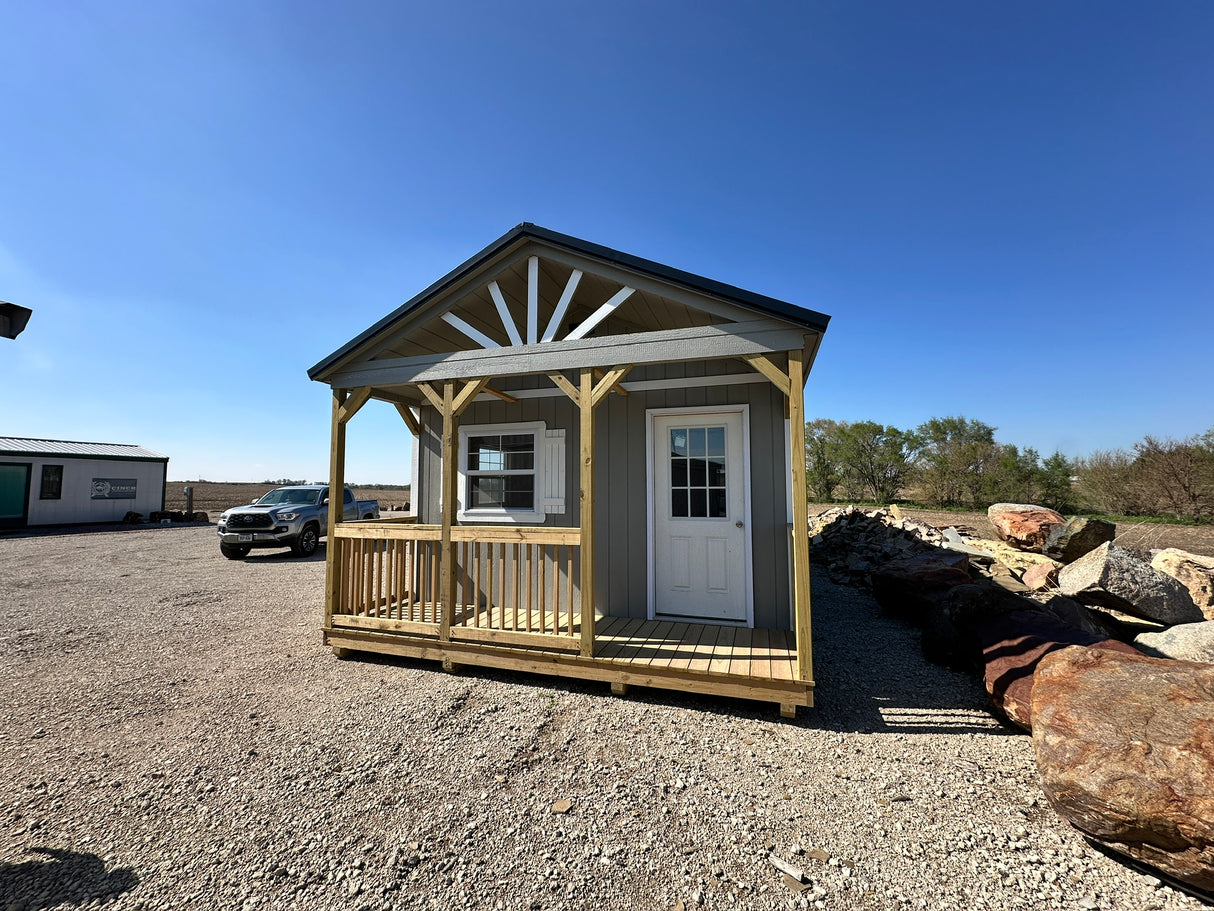 SOLD 14x36 Swiss Cabin - Yutan Nebraska Location | NE Sheds