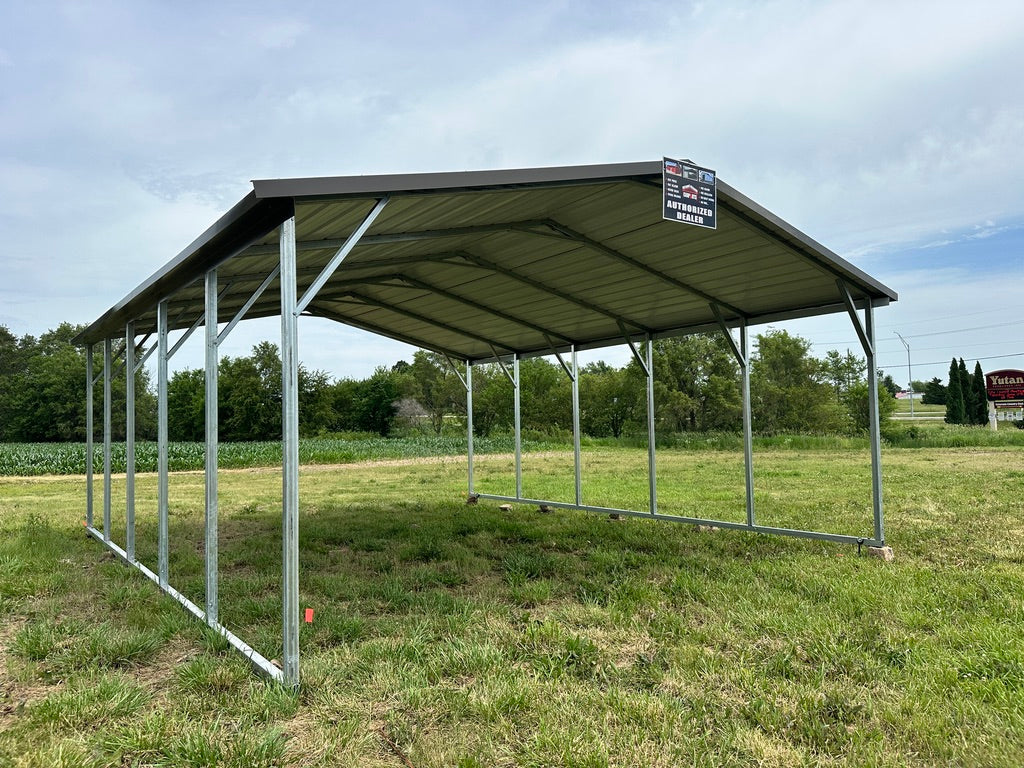 20x25x8 Carport - Yutan Nebraska | NE Sheds