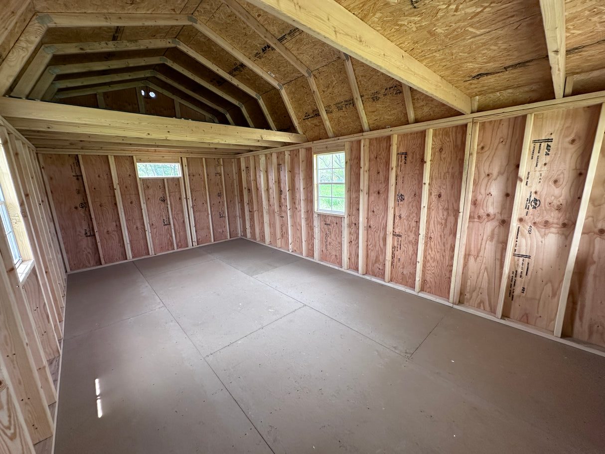 SOLD 12x24 Lofted Cabin - Wisner Nebraska Location | NE Sheds