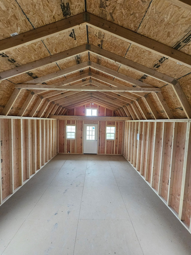 16x40 Lofted Cabin - Alda Nebraska Location | NE Sheds