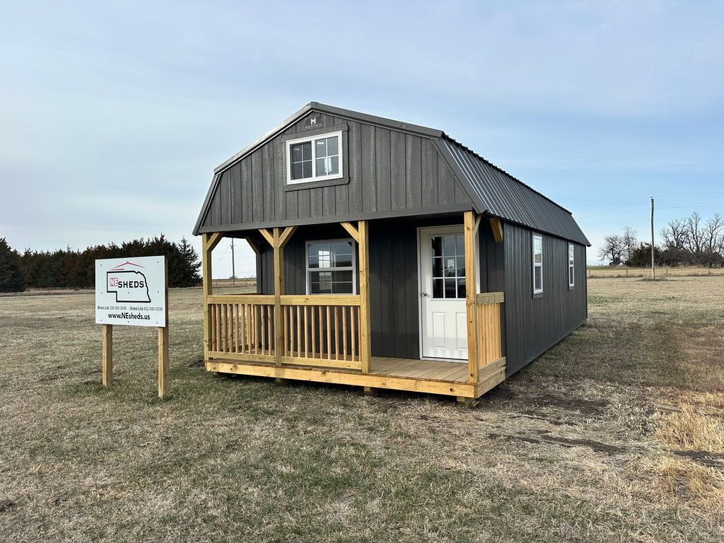 14x32 Lofted Cabin - Atkinson Nebraska Location | NE Sheds
