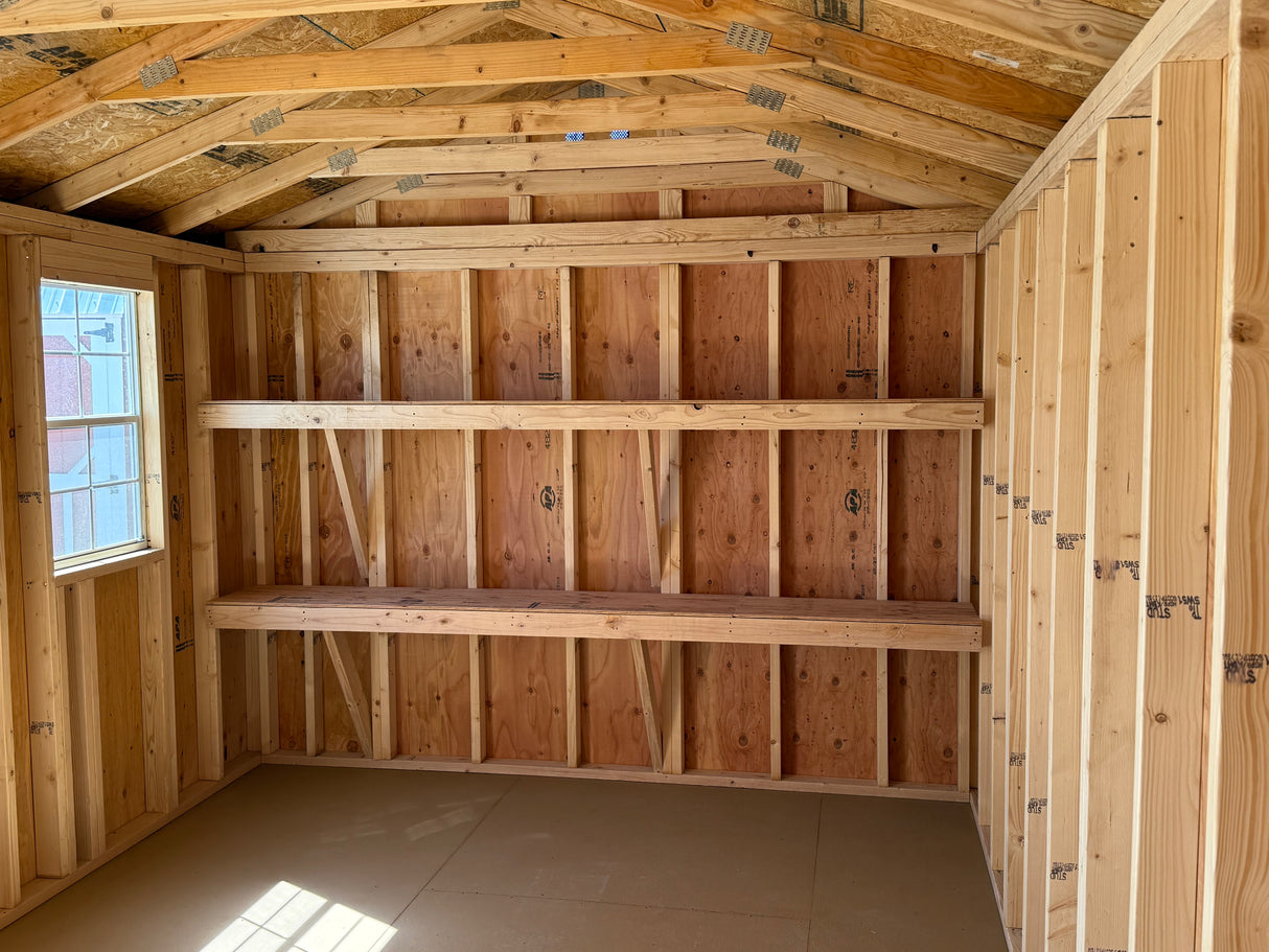 SOLD 10x20 Garden Shed W/ Shelves - Hampton Nebraska | NE Sheds