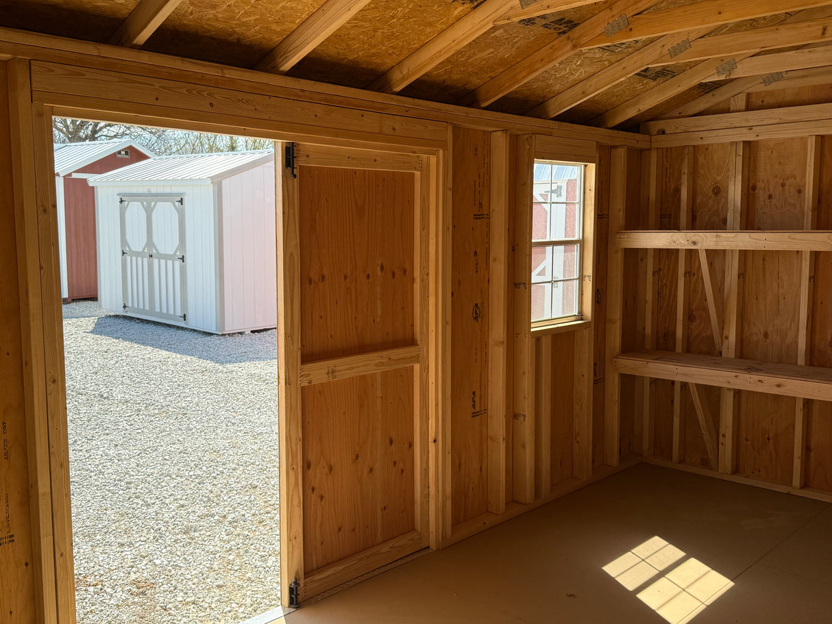 SOLD 10x20 Garden Shed W/ Shelves - Hampton Nebraska | NE Sheds