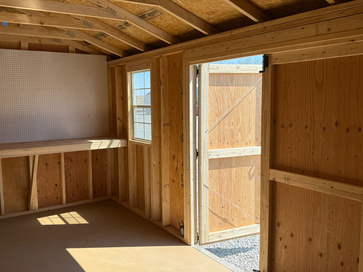 SOLD 10x20 Garden Shed W/ Shelves - Hampton Nebraska | NE Sheds