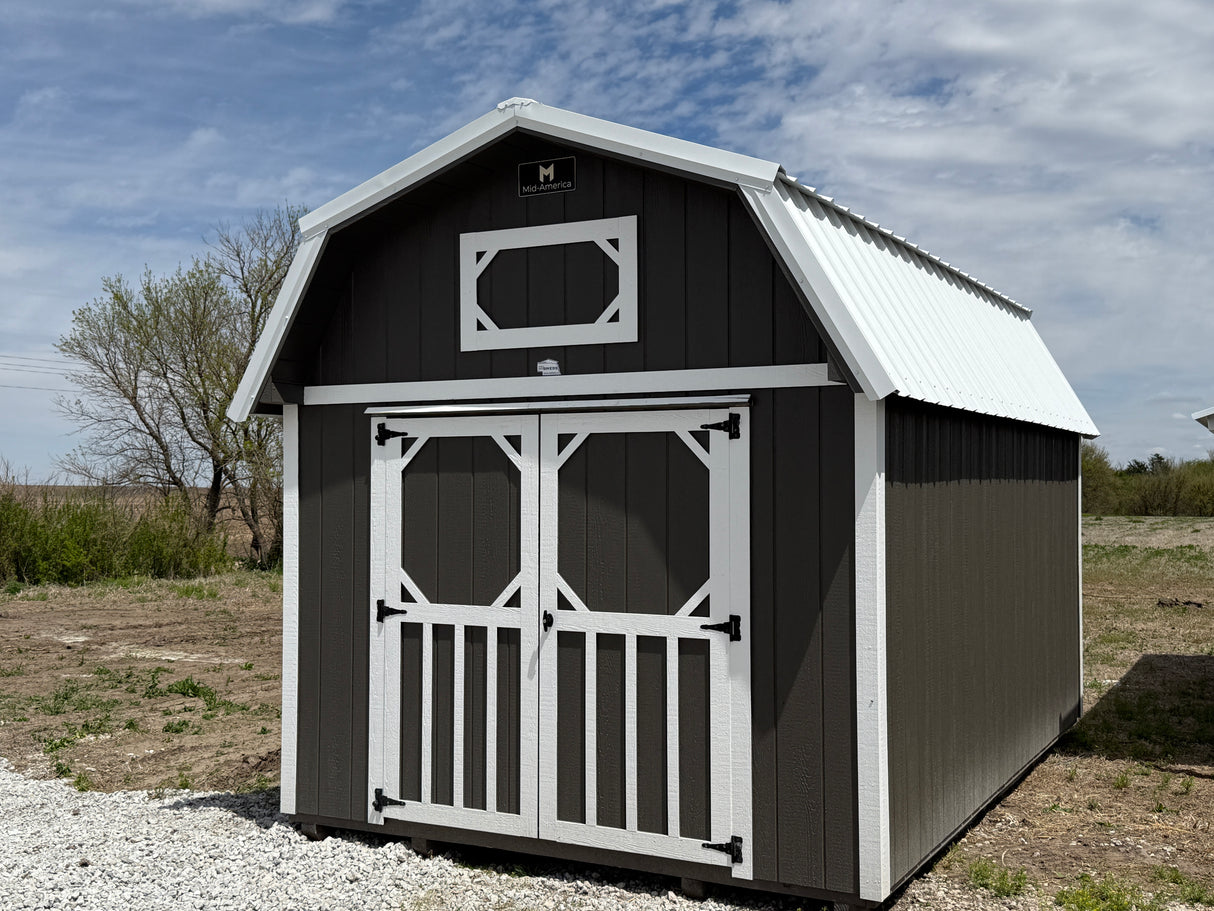 10x16 Lofted Barn - Hampton Nebraska | NE Sheds