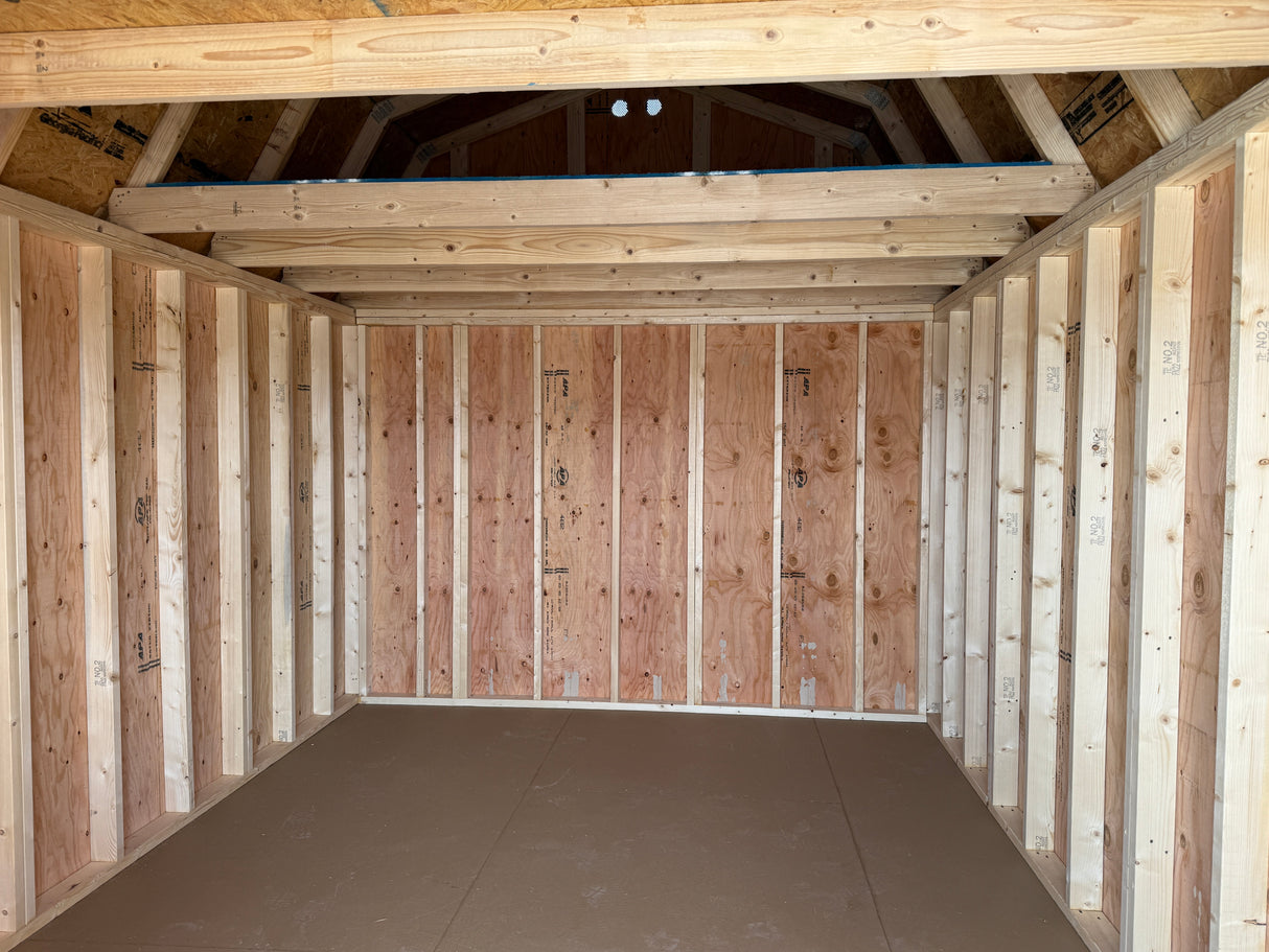 10x16 Lofted Barn - Hampton Nebraska | NE Sheds