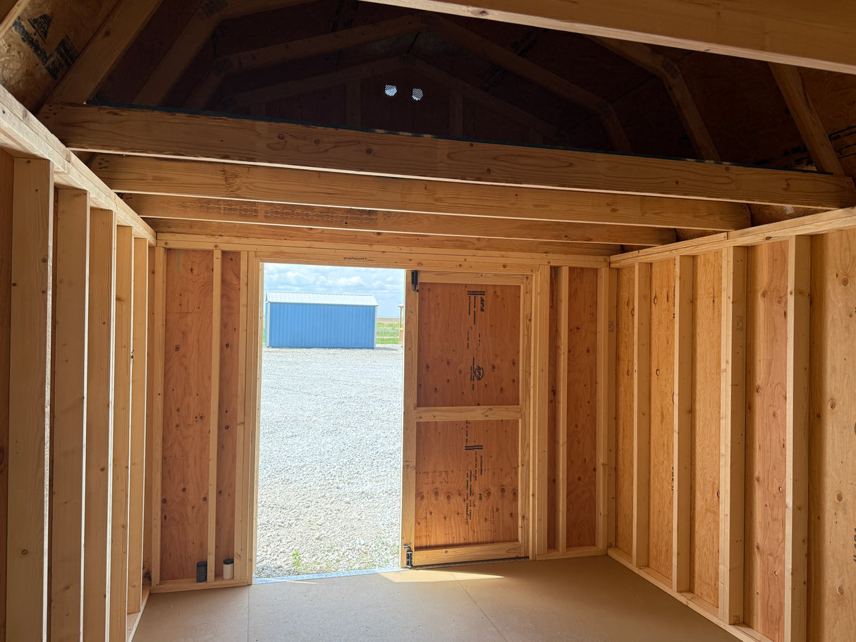 10x16 Lofted Barn - Hampton Nebraska | NE Sheds