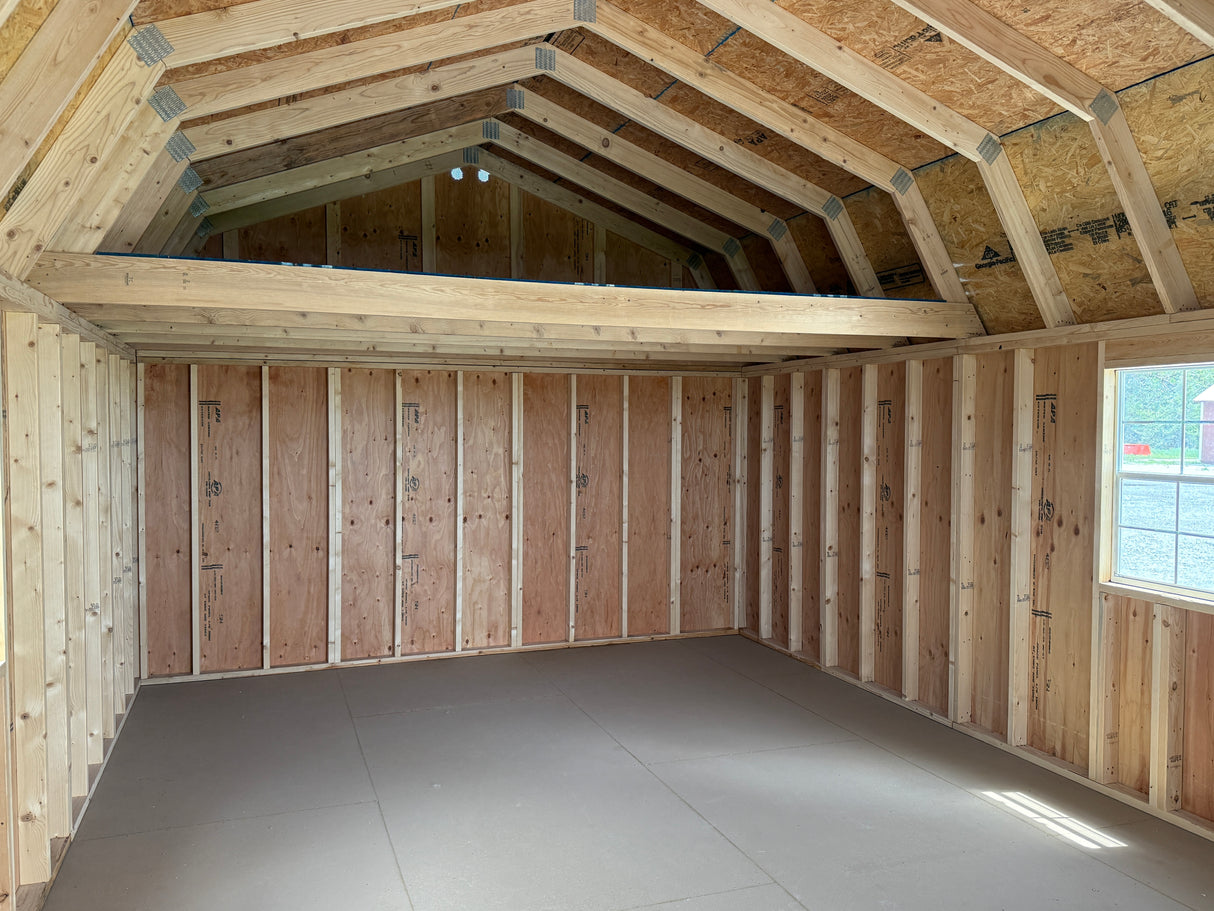 SOLD 14x28 Lofted Cabin - Hampton Nebraska Location | NE Sheds