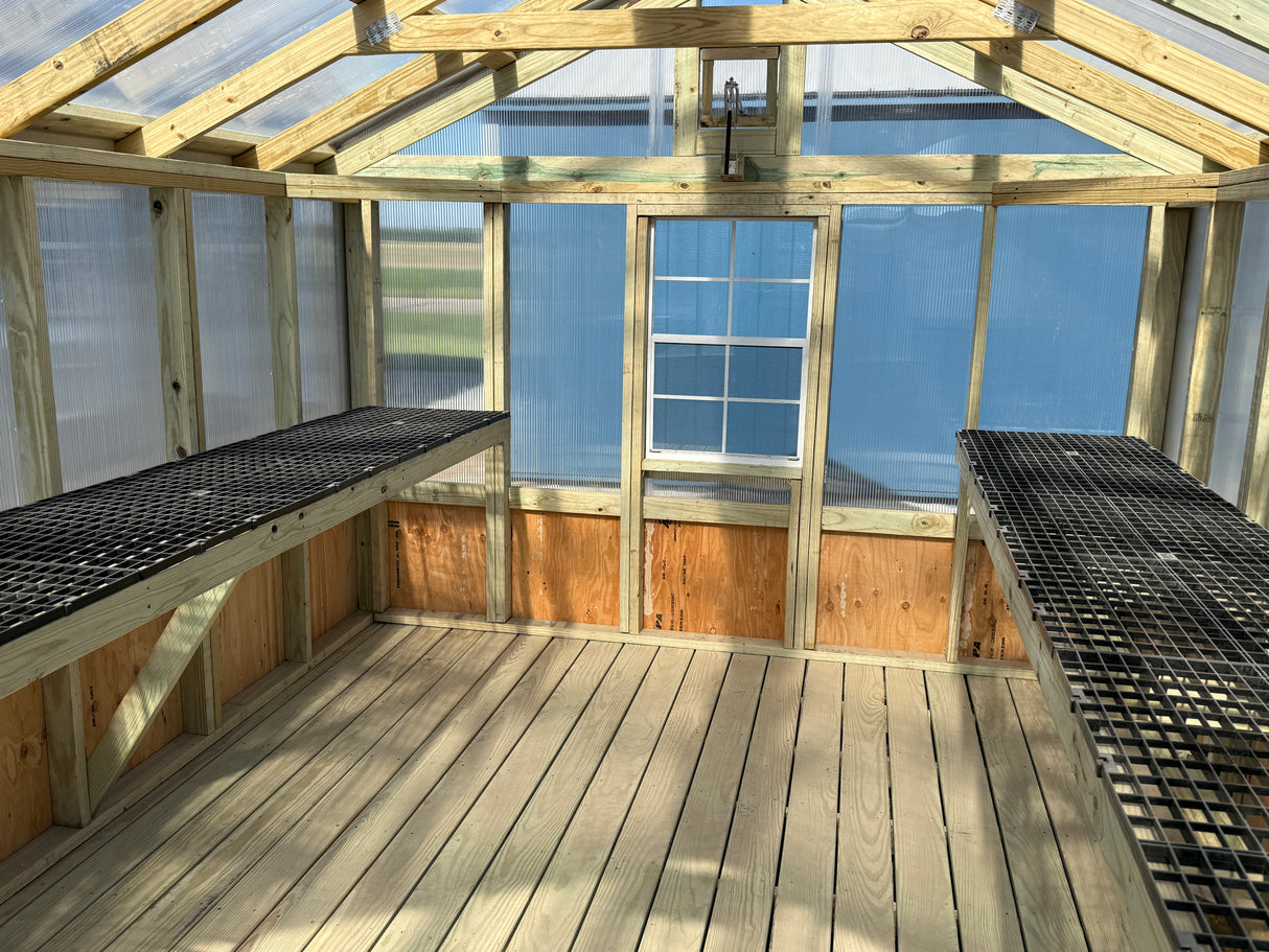 10x16 Green House - Hampton Nebraska | NE Sheds