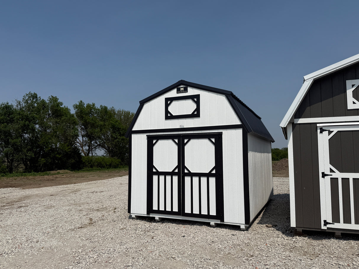 10x16 Lofted Barn - Hampton Nebraska | NE Sheds