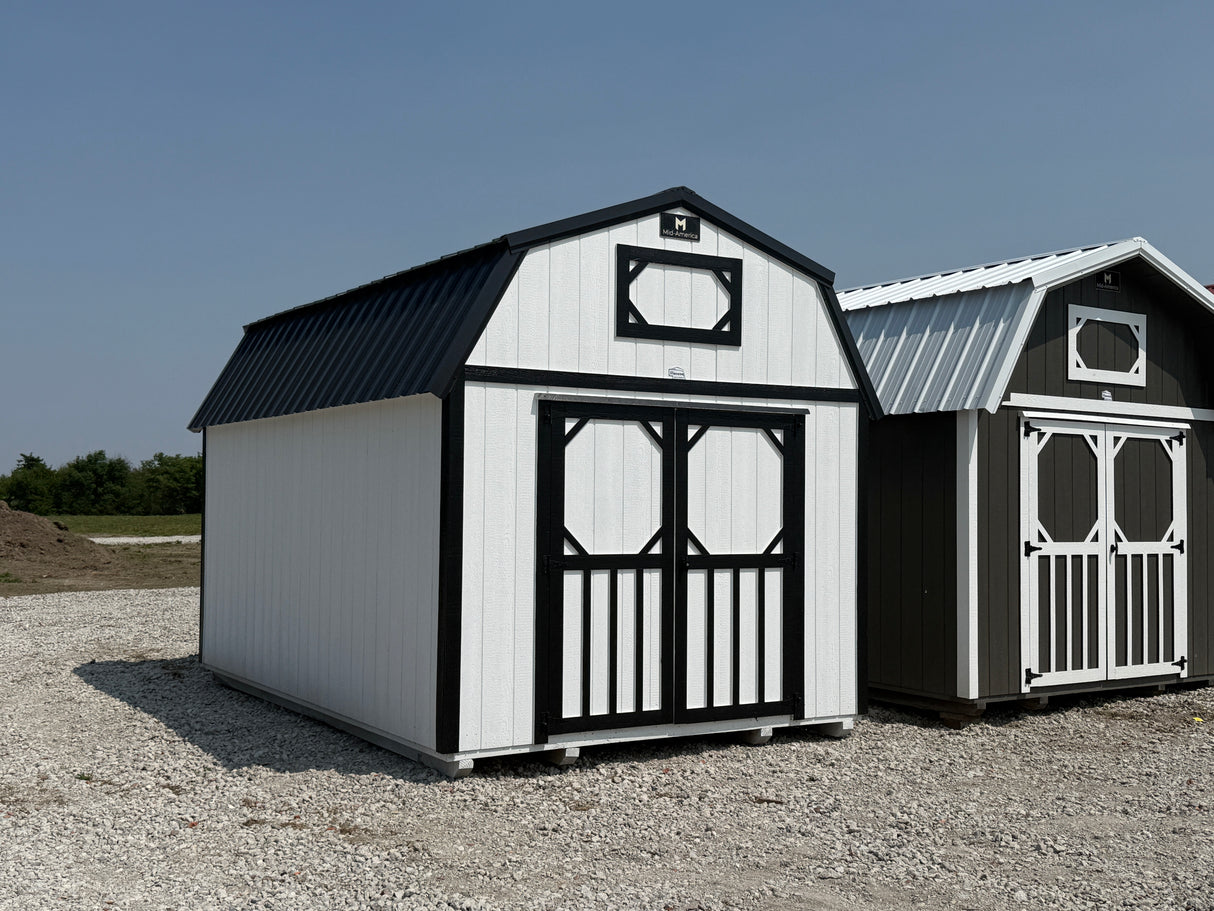10x16 Lofted Barn - Hampton Nebraska | NE Sheds
